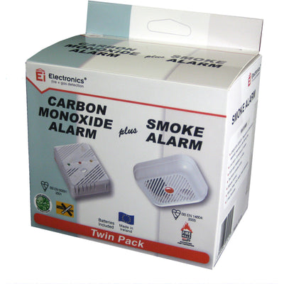 Smoke & Carbon Monoxide Alarm Twin Pack - EI122