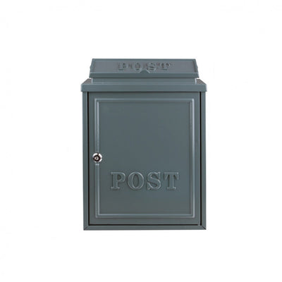 Post Zone - Classic Grey Diecast Post Box